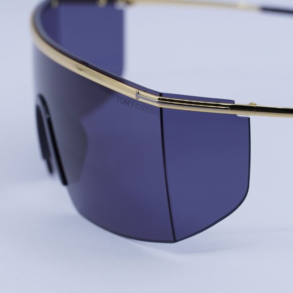 🕶️ New Tom Ford Pavlos-02 FT0980 30A Sunglasses - Gold Frame, Smoke Lenses - Picture 2 of 9